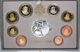 Watykan, Benedykt XVI, srebrny medal z zestawem 8 monet 2006