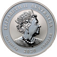 Australia, 1 dolar 2020, Dwa lwy