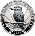 Australia, 30 dolarów 2009, Kookaburra, 1 kg srebra Ag999