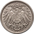 #AJ# Niemcy, Wilhelm II, 10 fenigów 1893 J, Hamburg