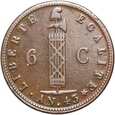 #AY# Haiti, 6 centymów 1846
