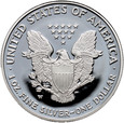 USA, 1 dolar 2007 W, Silver Eagle, stempel lustrzany (proof)