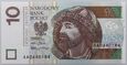 46. Polska, III RP, 10 złotych 2012, seria AA 0440184