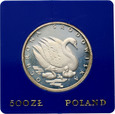 Polska, PRL, 500 złotych 1984, Łabędź