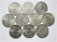 Francja, zestaw 10 x 50 franków 1974- 1979