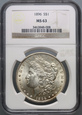 #AJ# USA, dolar 1896, Filadelfia, Morgan, NGC MS63