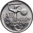 #AM# Polska, 10 zł 1965, VII wieków Warszawy, chuda Syrenka, nikiel