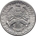#AM# Polska, PRL, 20 złotych 1964, XX lat PRL, nikiel