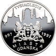 Polska, III RP, 20 złotych 1996, tysiąclecie miasta Gdańska