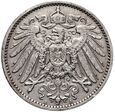 62. Niemcy, Wilhelm II, 1 marka 1907 A