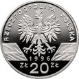 Polska, III RP, 20 złotych 1996, Jeż