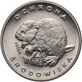 #AM# Polska, PRL, 100 zł 1978, Bóbr w trawie, próba, nikiel