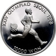 Korea Południowa, 10000 wonów 1986, Olimpiada- Biegi