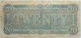USA, 20 dolarów 1864, Richmond-Virginia 