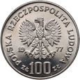 #AM# Polska, PRL, 100 zł 1977, Zamek na Wawelu, próba, nikiel