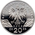 #AJ# Polska, III RP, 20 złotych 2002, Żółw Błotny