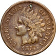 #AJ# USA, 1 cent 1874, Indianin