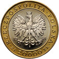 Polska, III RP, 20000 złotych 1991, 225 lat Mennicy Warszawskiej