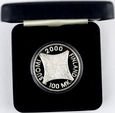 #AY# 06. Finlandia, 100 marek 2000, Jubileusz roku 2000, srebro