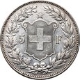 Szwajcaria, 5 franków 1889 B