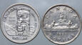 #AP# Kanada, Elżbieta II, 2 x 1 dolar 1955, 1958