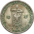 Niemcy, Republika Weimarska, 3 marki 1925 A, 1000. lecie Nadrenii