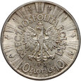 Polska, II RP, 10 złotych 1938, Piłsudski