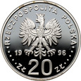 Polska, III RP, 20 złotych 1996, Tysiąclecie miasta Gdańska