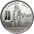 Kanada, Elżbieta II, 3 dolary 2017, 100. rocznica bitwa o Vimy