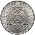 320. Niemcy, Bawaria, 5 marek 1911 D, 90. urodziny księcia Luitpolda