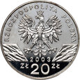 III RP, 20 złotych 2003, Węgorz europejski