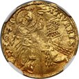 Włochy, Państwo Kościelne, dukat bez daty (1350-1439), NGC AU