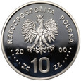 III RP, 10 złotych 2000, Jan II Kazimierz, popiersie