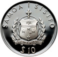 Samoa, 10 dolarów 1993, Gimnastyka