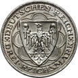 Niemcy, Republika Weimarska, 3 marki 1927 A, 100. lecie Portu w Bremie