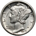 USA, 10 centów 1919 S, Merkury, San Francisco