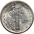 USA, 10 centów 1919 S, Merkury, San Francisco