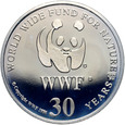 WWF, medal z 1986 roku, Wilki, Srebro