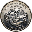 Nepal, 50 rupii VS2031 (1974), Czerwona Panda