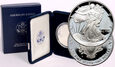 USA, 1 dolar 1994 P, Silver Eagle, stempel lustrzany (proof)