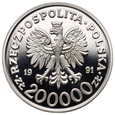 Polska, III RP, 200000 złotych 1991, Igrzyska Barcelona 1992