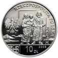 Polska, III RP, 10 złotych 2008, Bronisław Piłsudski
