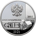 Polska, III RP, 20 złotych 2015,Relikty budowli na Ostrowie Lednickim