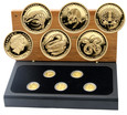 531. Australia, Zestaw 5 x 5 dolarów, 2009, złoto #A