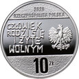 Polska, 10 złotych 2020, 40. rocznica powstania NSZZ 