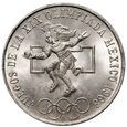 24. Meksyk, 25 peso 1968
