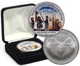 USA, 1 dolar 2007, Srebrny orzeł, 6 rocznica ataku na WTC, uncja Ag
