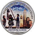 USA, 1 dolar 2007, Srebrny orzeł, 6 rocznica ataku na WTC, uncja Ag