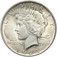 1265. USA, 1 dolar, 1923,  Peace