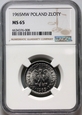Polska, PRL, 1 złoty 1965, NGC MS65